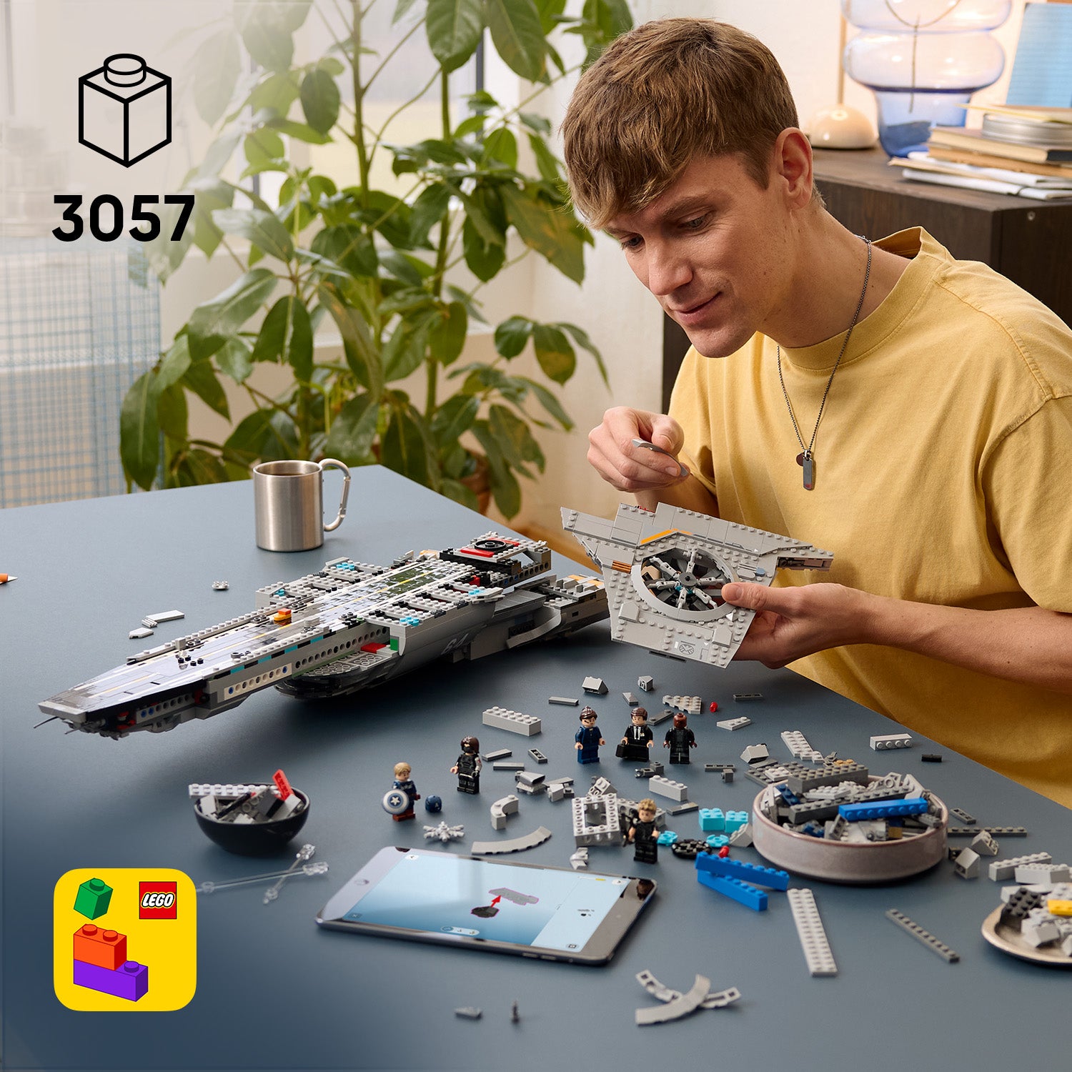 LEGO® ǀ Marvel S.H.I.E.L.D. helicarrier. Byggesett 76354