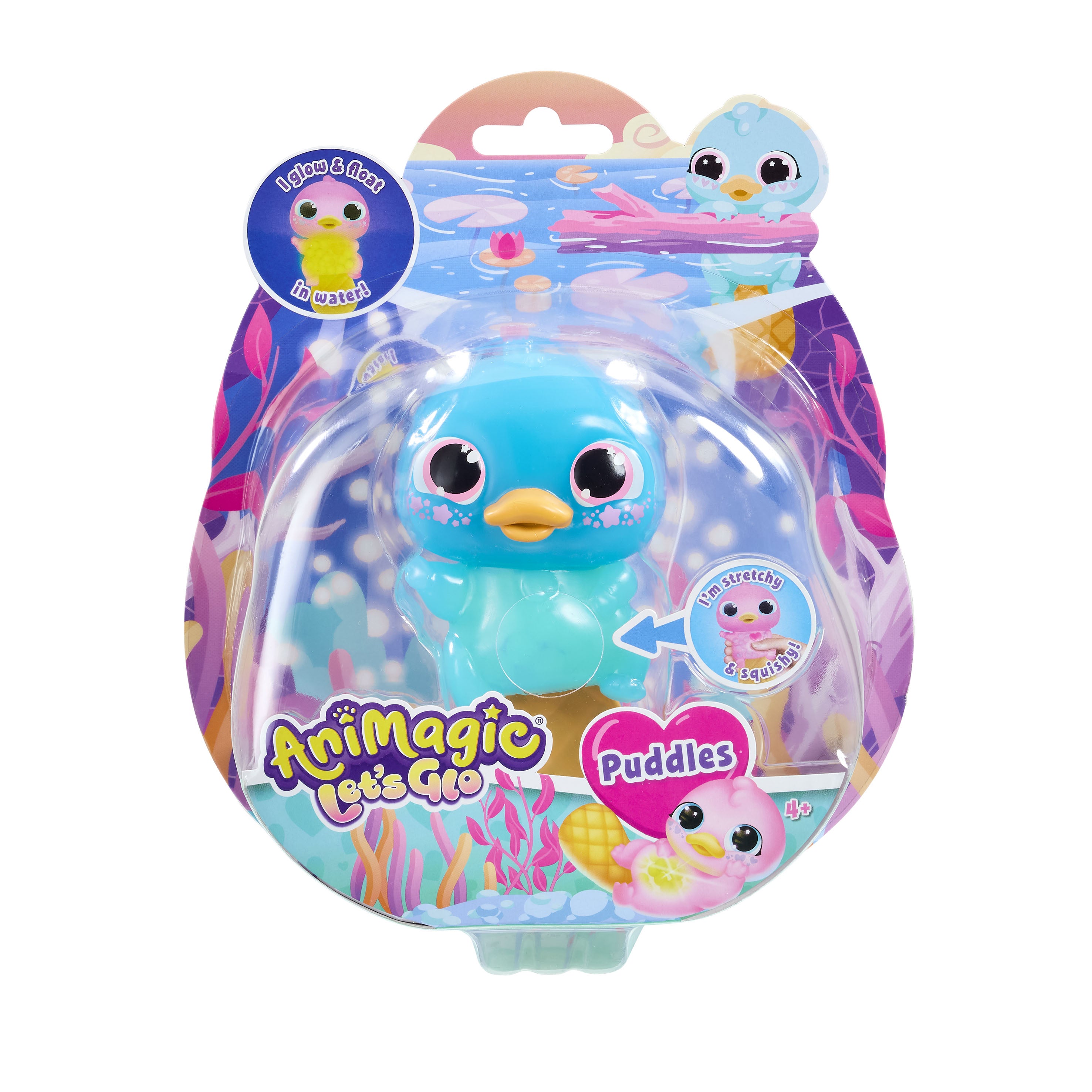 Animagic Let'S Glo Näbbdjur rosa eller blå