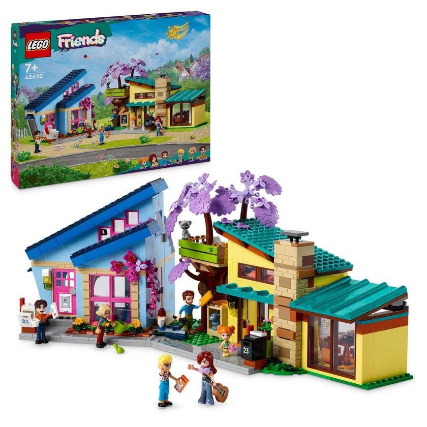 LEGO Friends 42620, Ollys og Paisleys familiehus