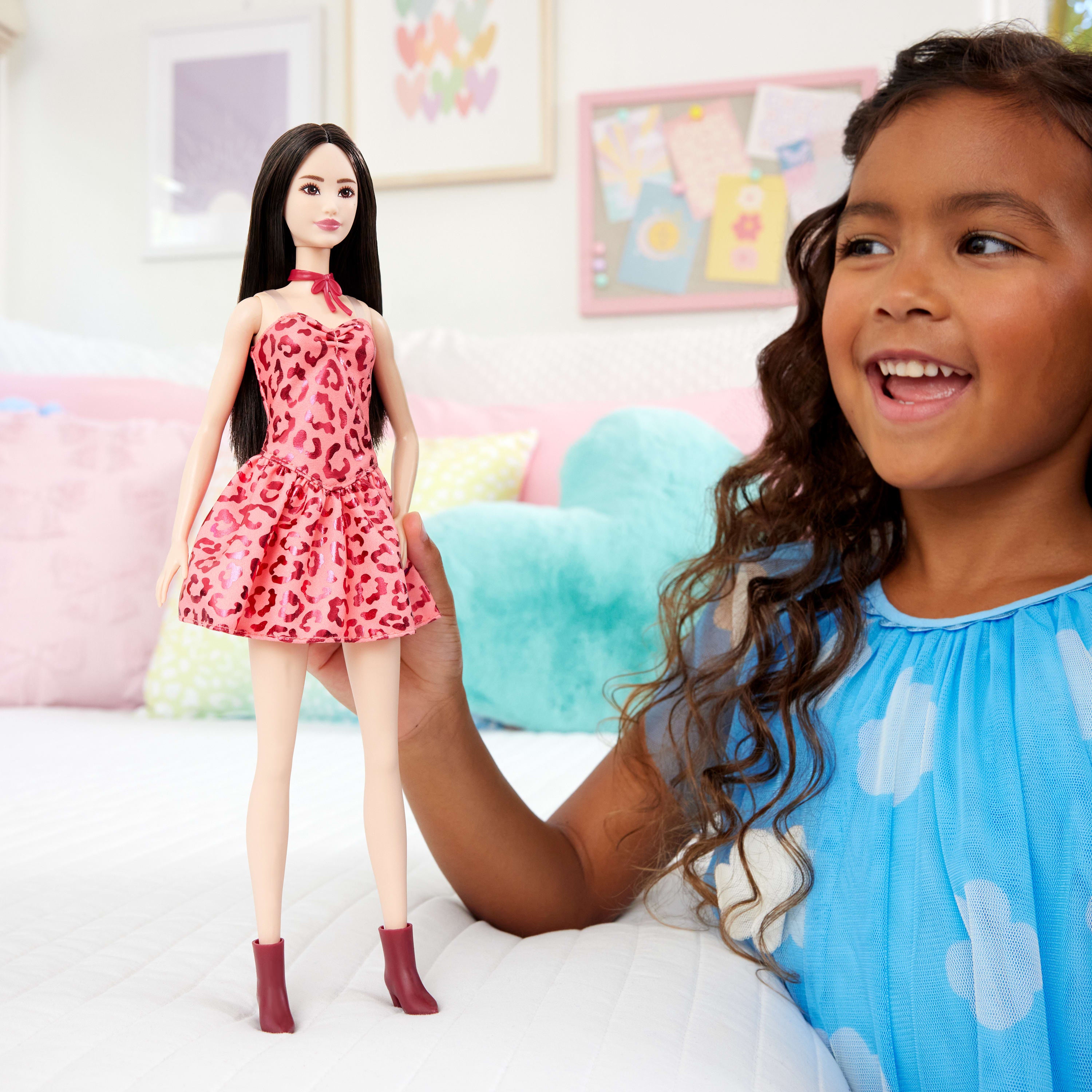 Barbie Fashionistas – Rosa Leopardkjole
