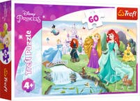 Trefl Meet the Princesses puslespill, 60 deler