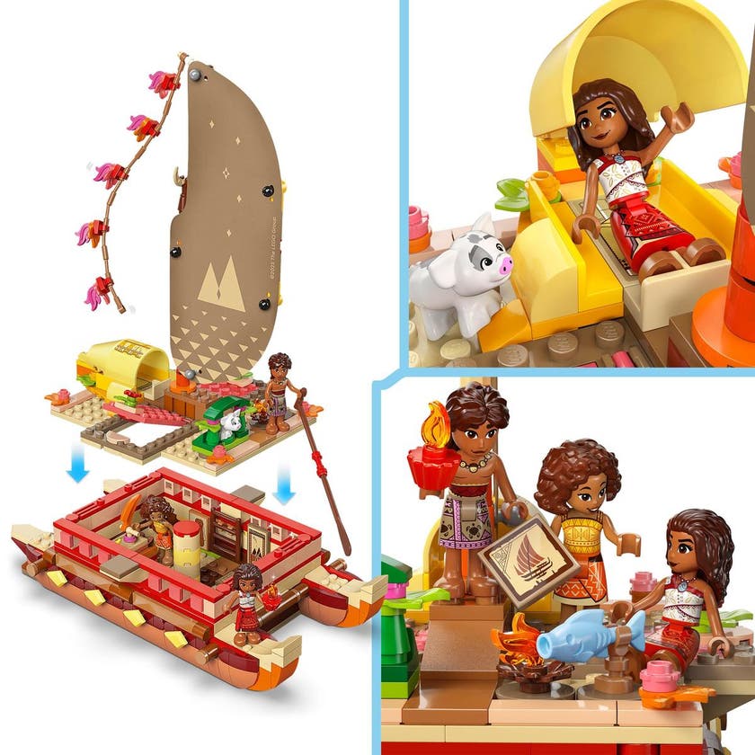LEGO Disney Princess 43270, Vaianas eventyrkanot