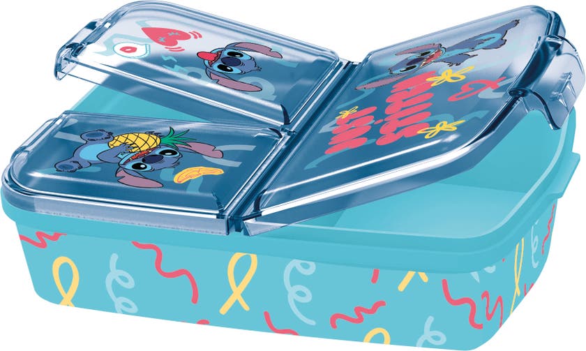 STITCH multi compartment sandwich box, 18x13 cm