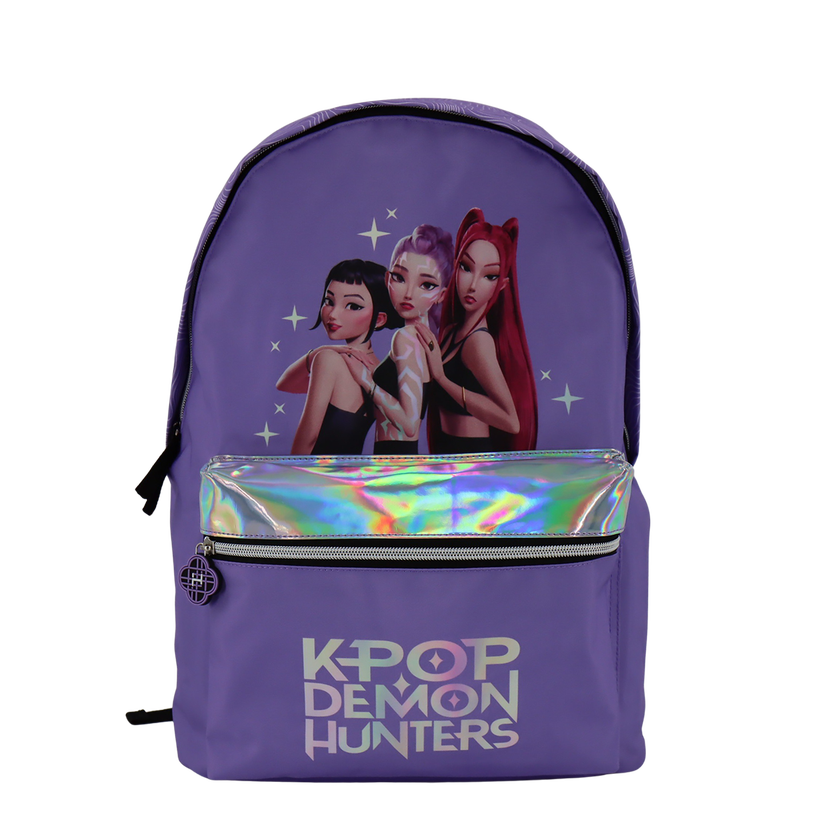 Kpop Demon Hunters lila ryggsekk