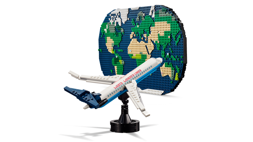 LEGO® Reiseminner. Byggesett med verdenskart 41838