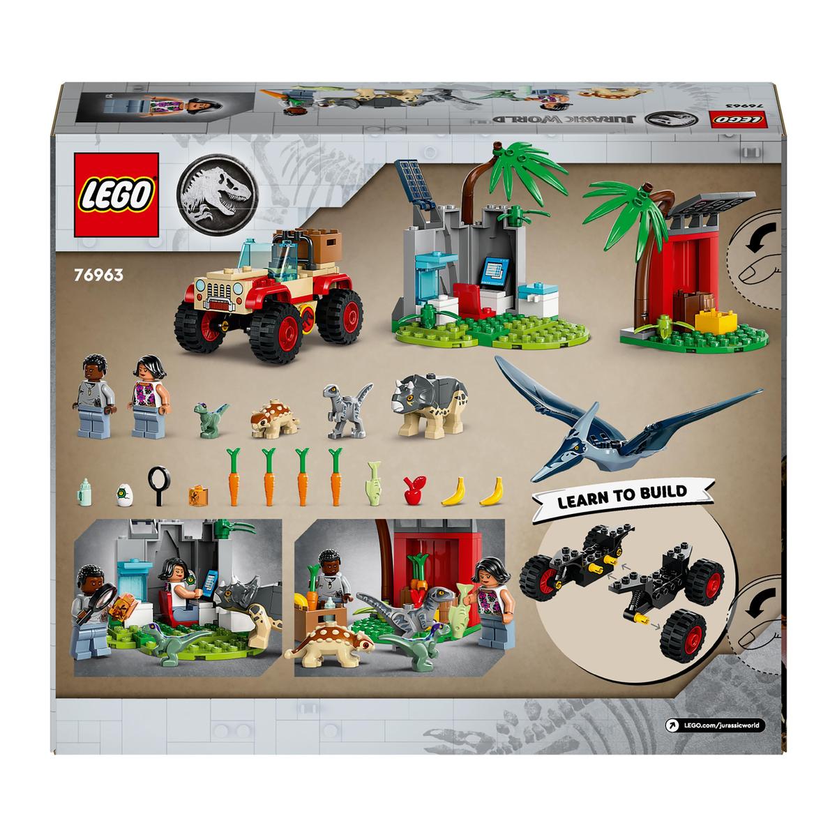 LEGO Jurassic World 76963, Redningssenter for dinosaurunger