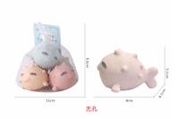 KID - Badedyr fisker i pastell 5 stk