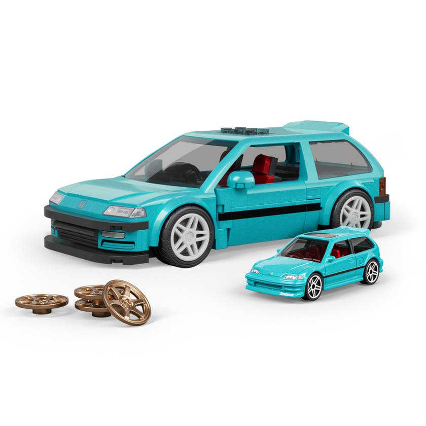 Mattel Brick Shop Speed Series Honda Custom '90 Civic EF