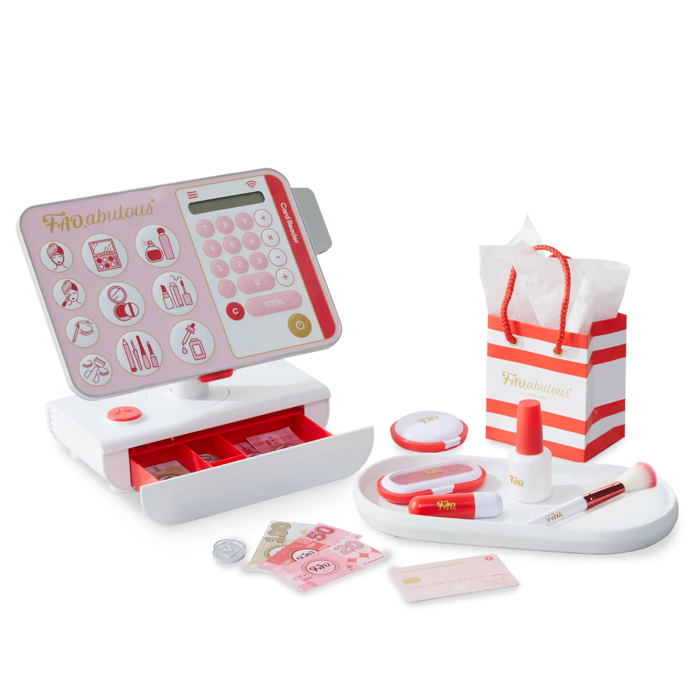 FAO SCHWARZ Sminkbutikk med kassasystem