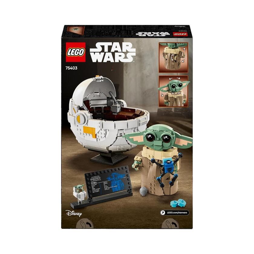LEGO Star Wars TM 75403, Grogu™ med sveveklappvogn