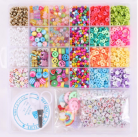 Perlekit med tråd og saks