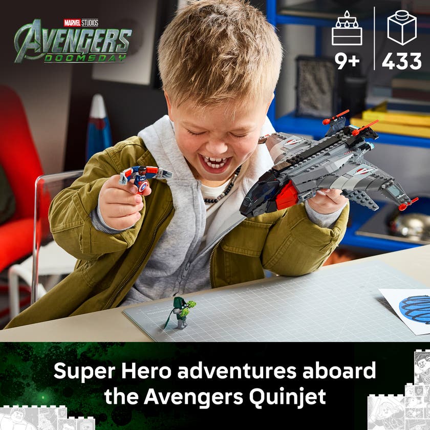 LEGO® Marvel Avengers Doomsday Quinjet 76347