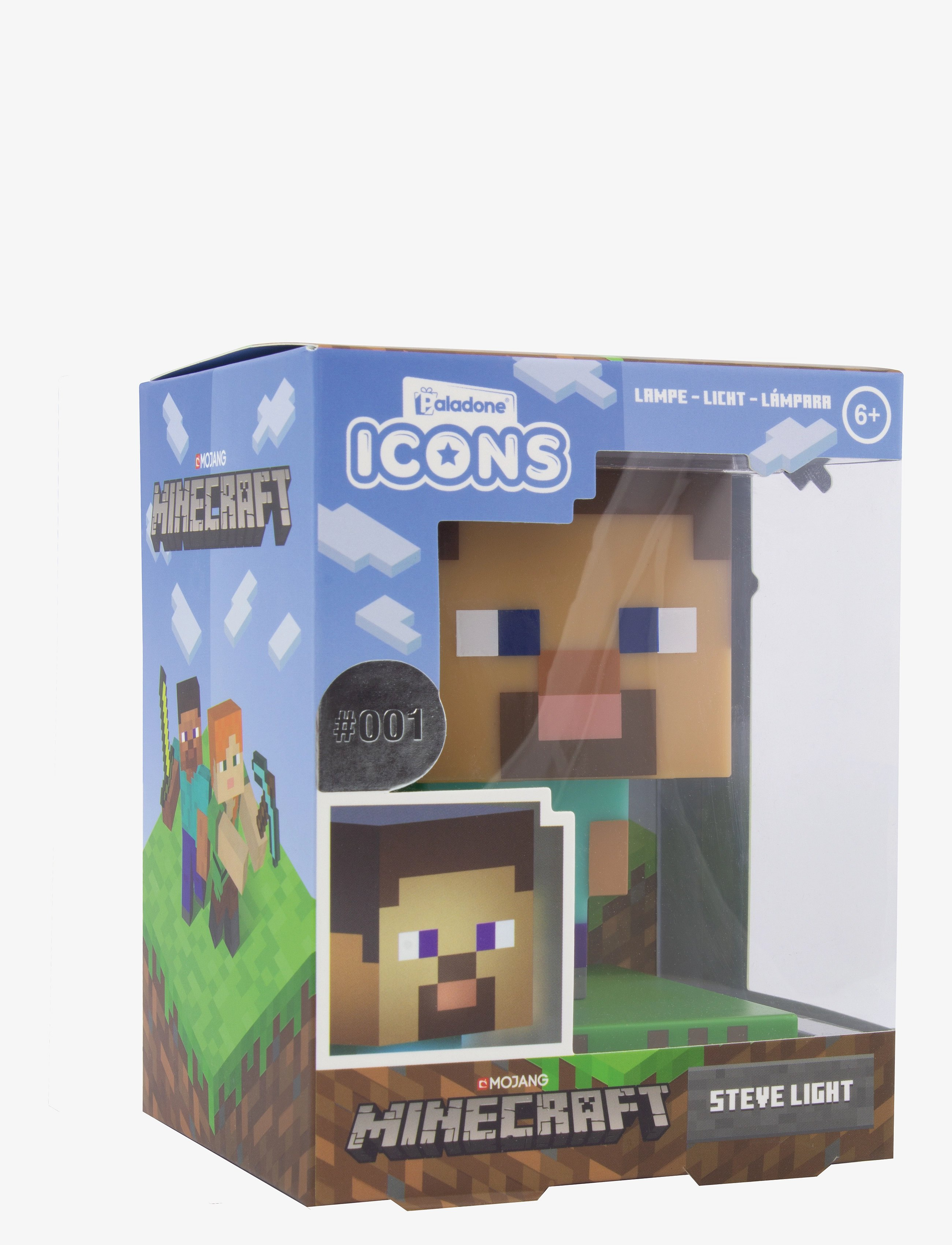 Minecraft Steve ikonlampe