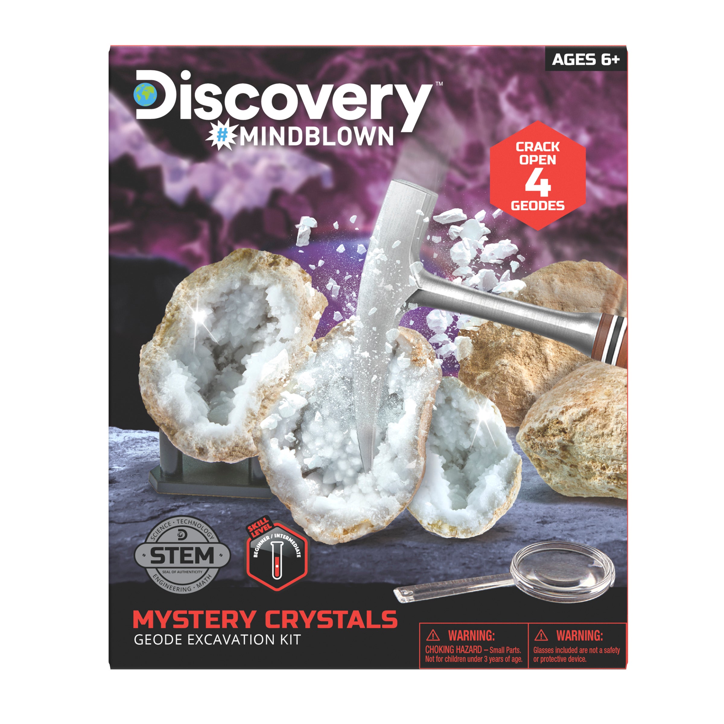 Discovery - Krystaller Geode Utgravningssett | Discovery - Lekia.no