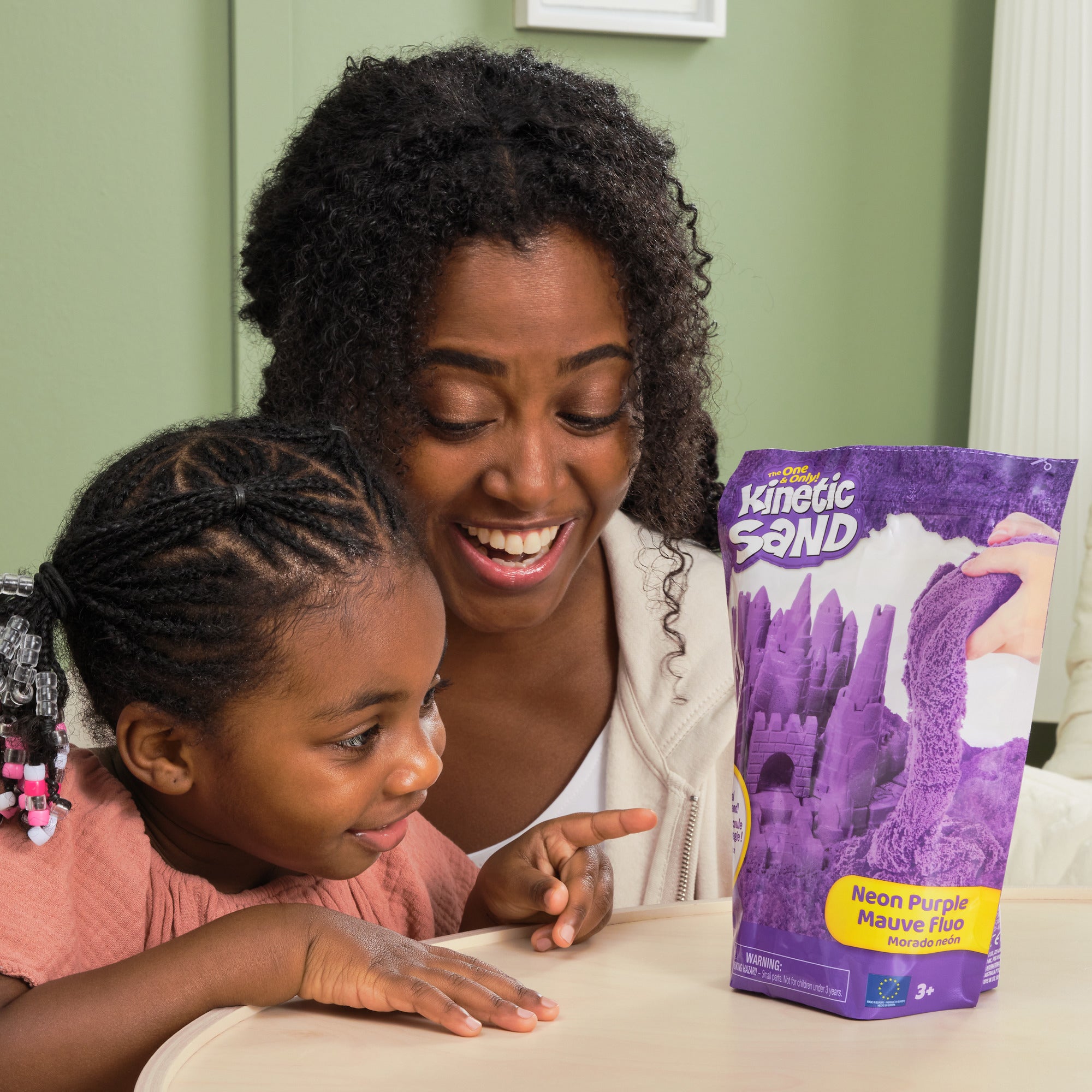 Kinetic Sand Fargepose Lilla