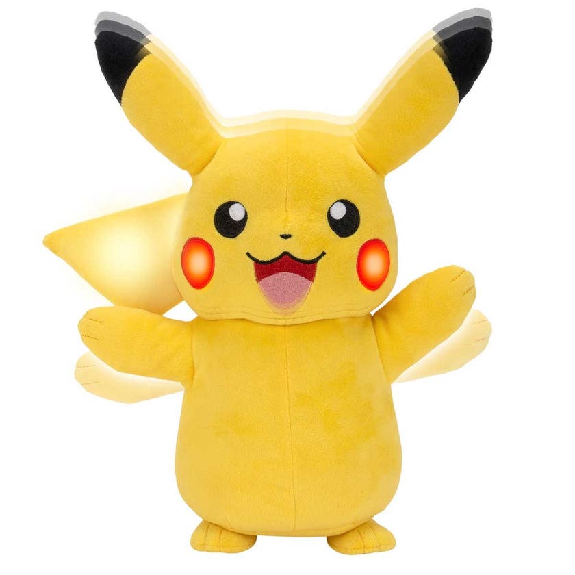 Pokémon, elektrisk ladet Pikachu funksjonsbamse