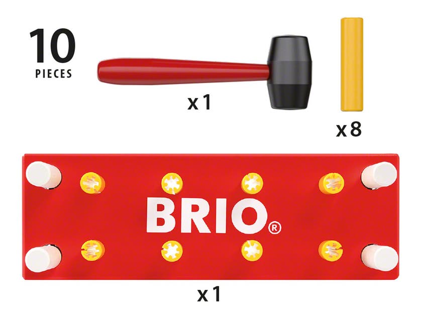 BRIO, 30525 Bankebrett rød