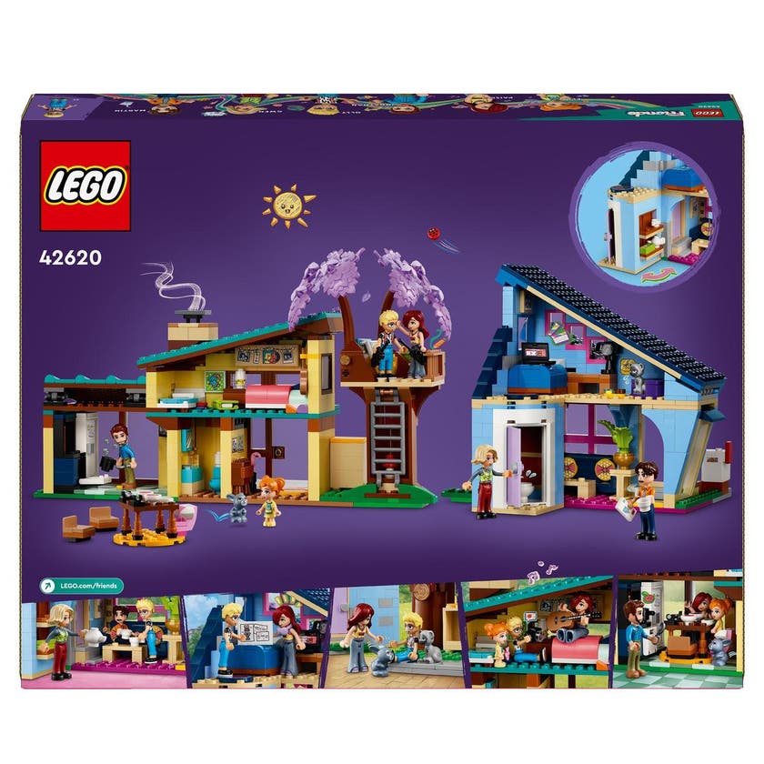LEGO Friends 42620, Ollys og Paisleys familiehus