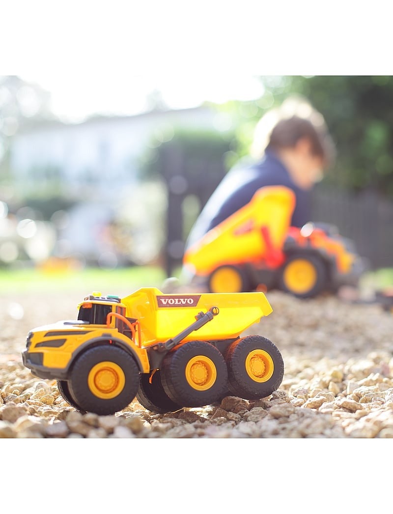 Dickie Toys Volvo Dumper 23 cm med lys og lyd
