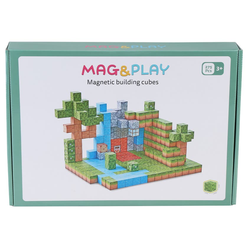 Mag&Play - Building cubes 2 cm 275 stk