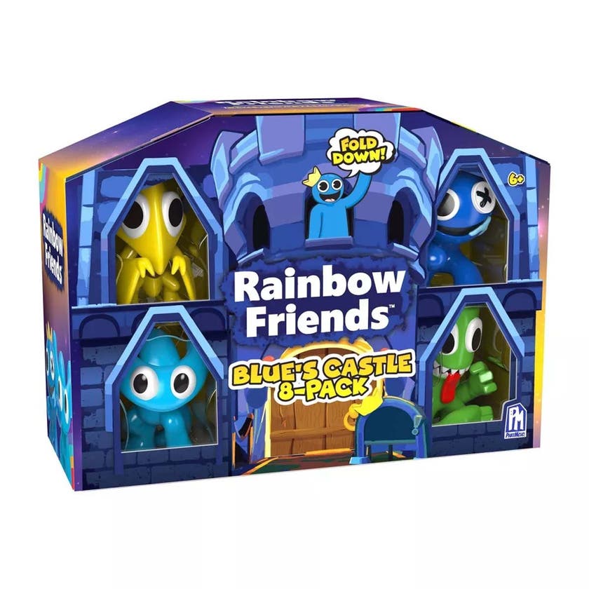 Rainbow Friends, Minifigur 8-pakning, S3, Slottet