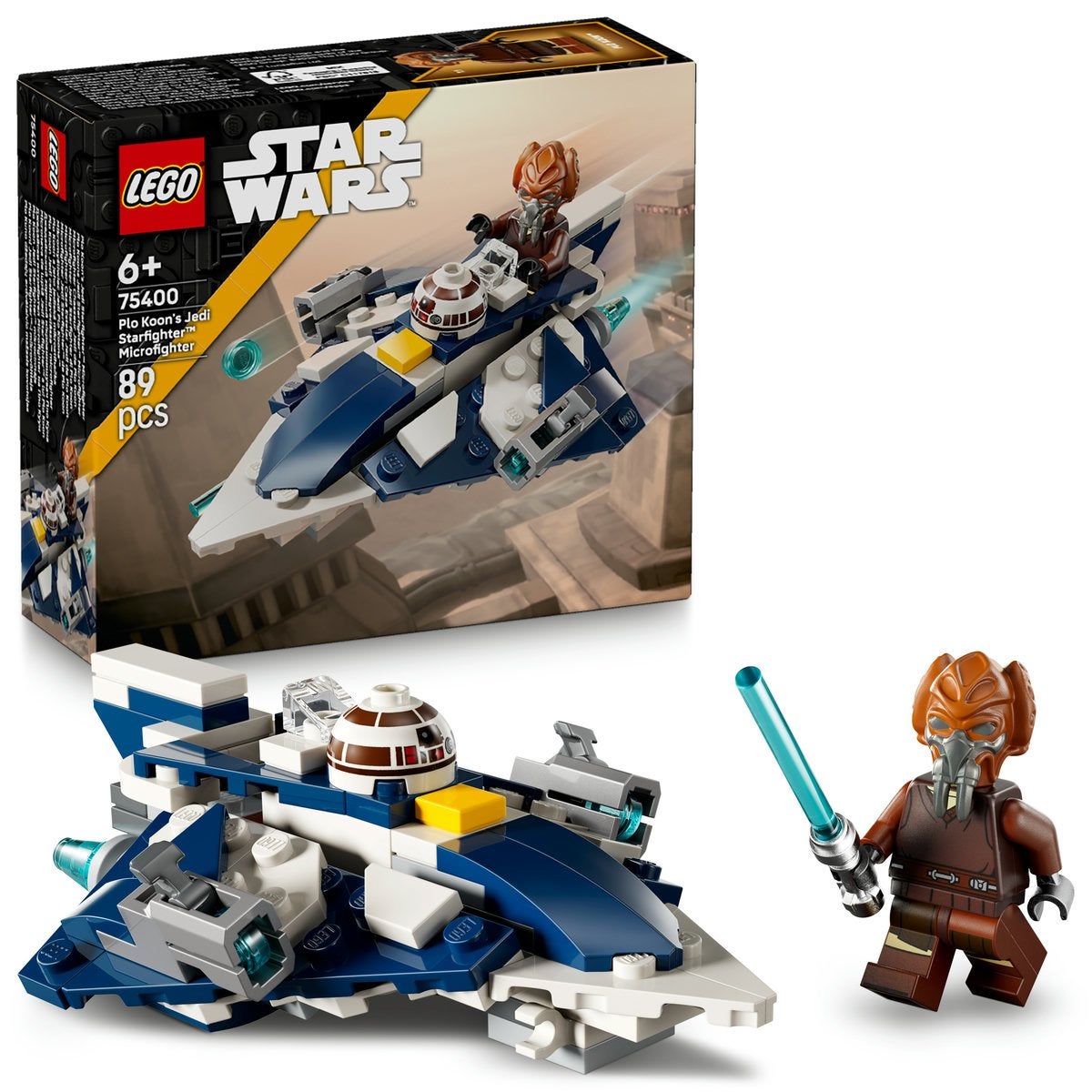 LEGO Star Wars 75400, Plo Koons Jedi Starfighter™ Microfighter