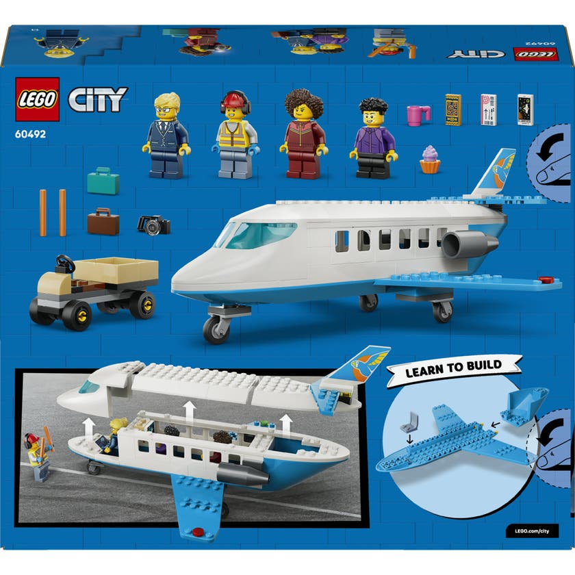 LEGO® City Passasjerfly. Byggelekesett 60367