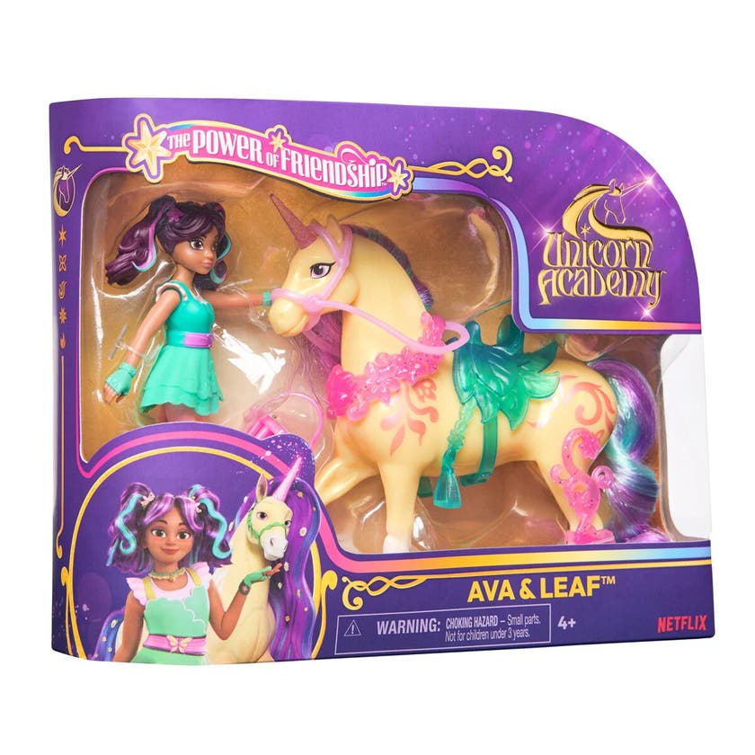Unicorn Academy Doll & Unicorn V2 - Ava & Leaf