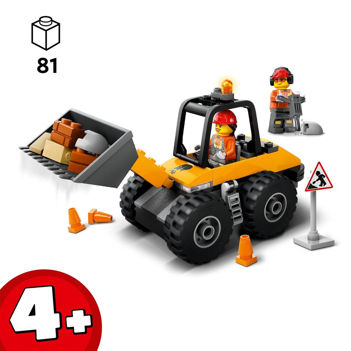 LEGO City Great Vehicles 60450, Gul hjullaster