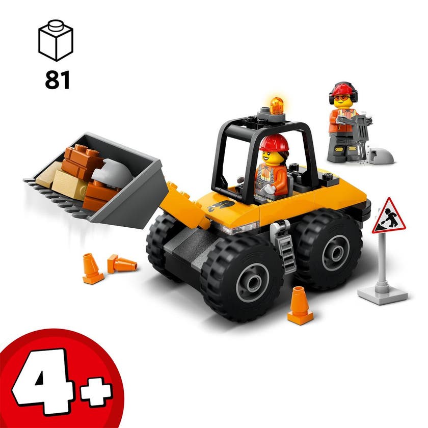LEGO City Great Vehicles 60450, Gul hjullaster