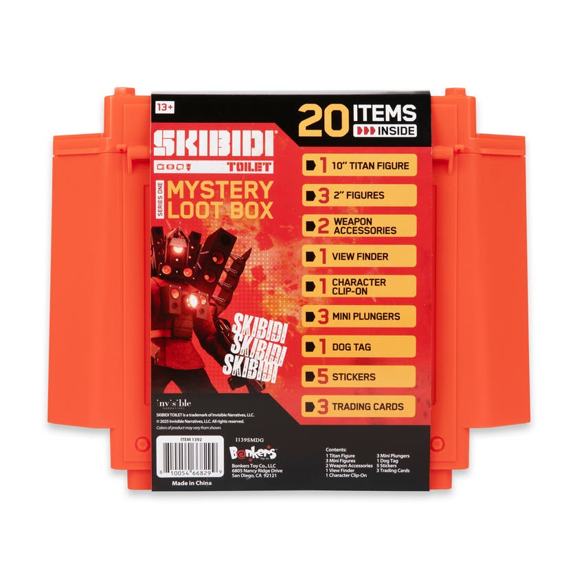 Skibidi Toilet Giant Mystery Surprise Loot Box
