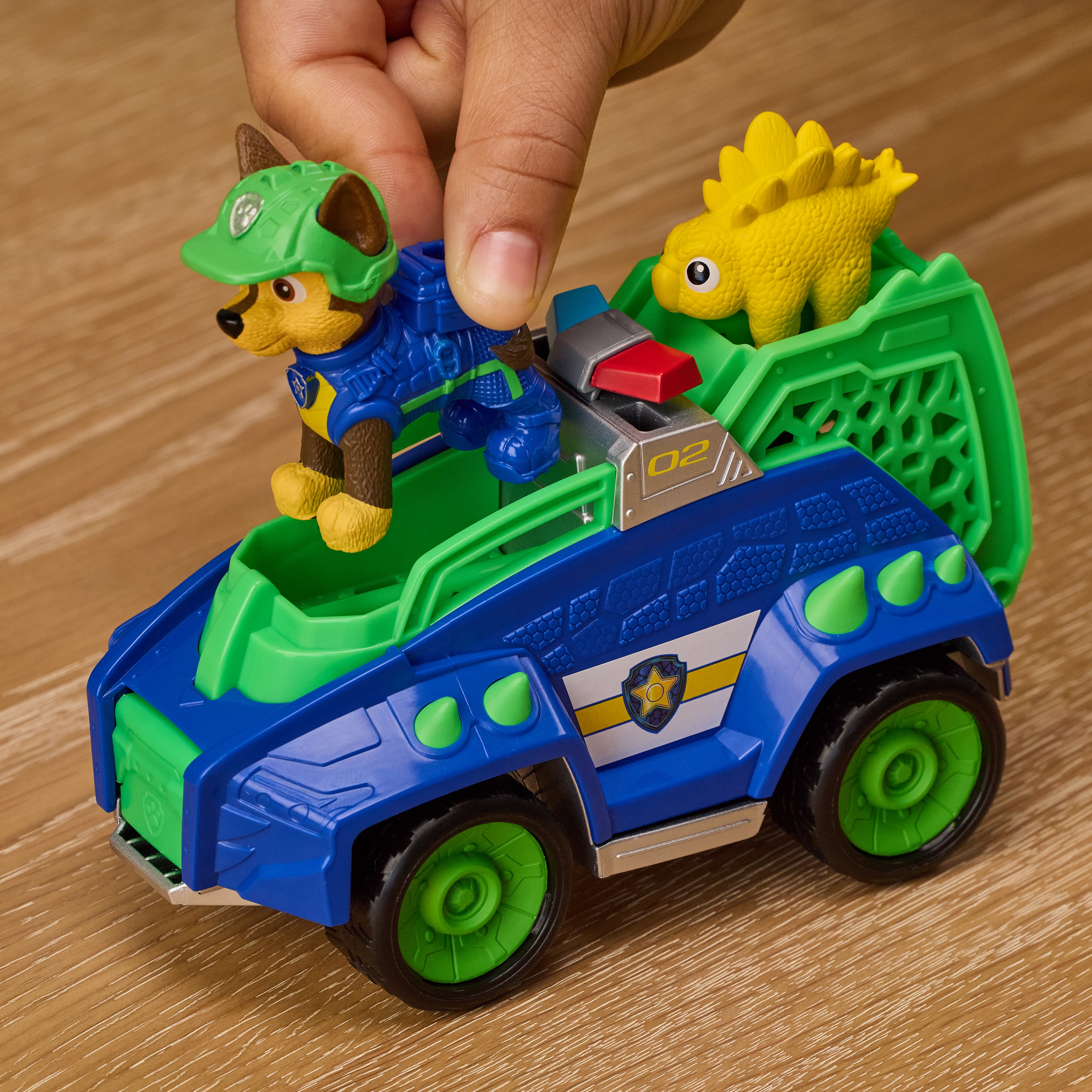 Paw Patrol Movie 3 Dinosaur-kjøretøy 2-pack
