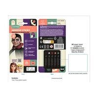 Halloween, Ansiktskritt 5 farger