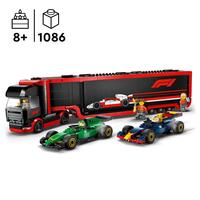 LEGO City Formel 1 60445, F1® lastebil med RB20 & AMR24 F1® biler