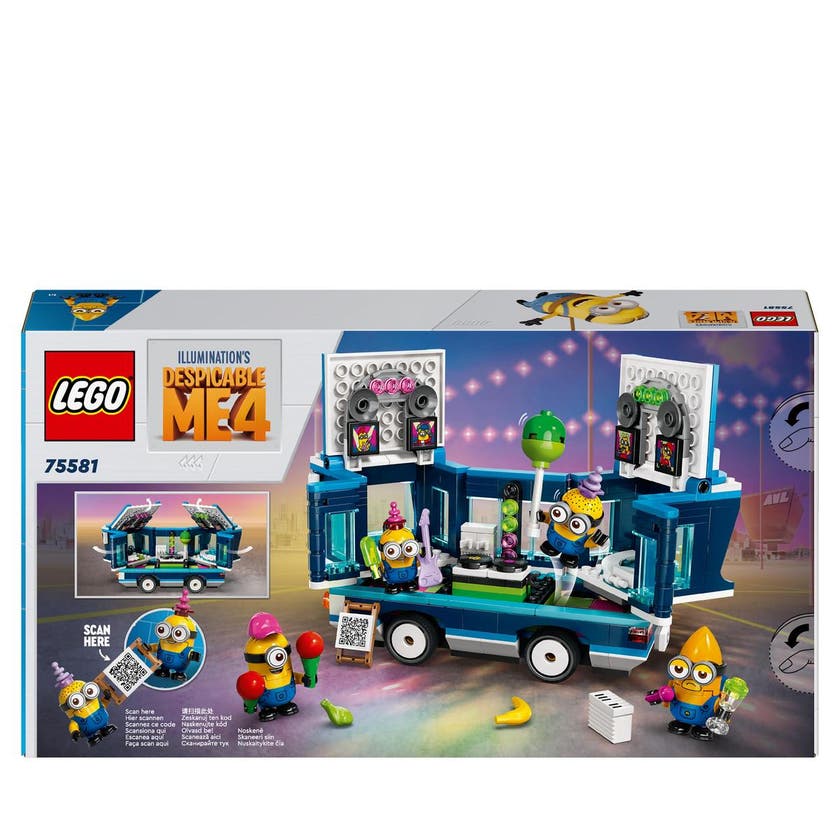 LEGO Despicable Me 75581, Minionenes musikkparty-buss