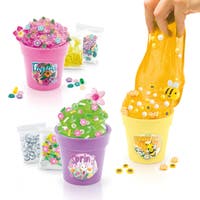 SO SLIME Slime Flower 3-pack – lag fargerike blomsterslimekrukker