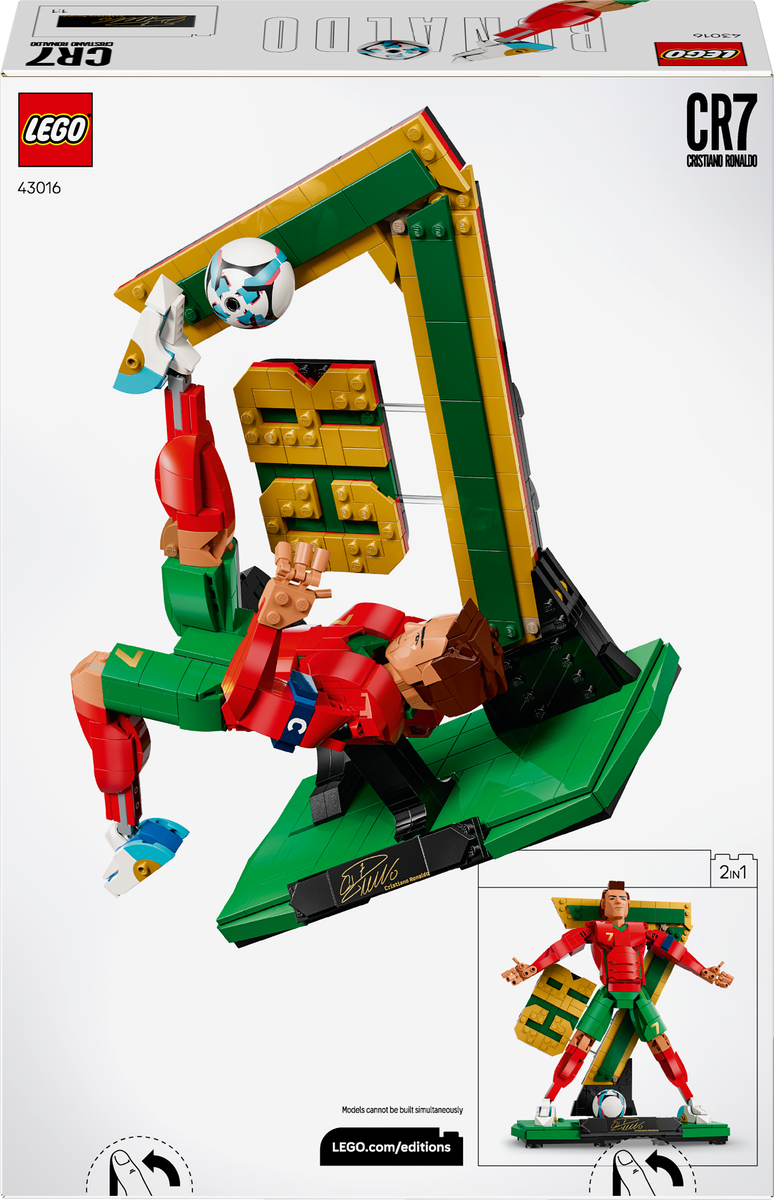 LEGO® Editions Fotball-legenden Cristiano Ronaldo. Byggesett 43016