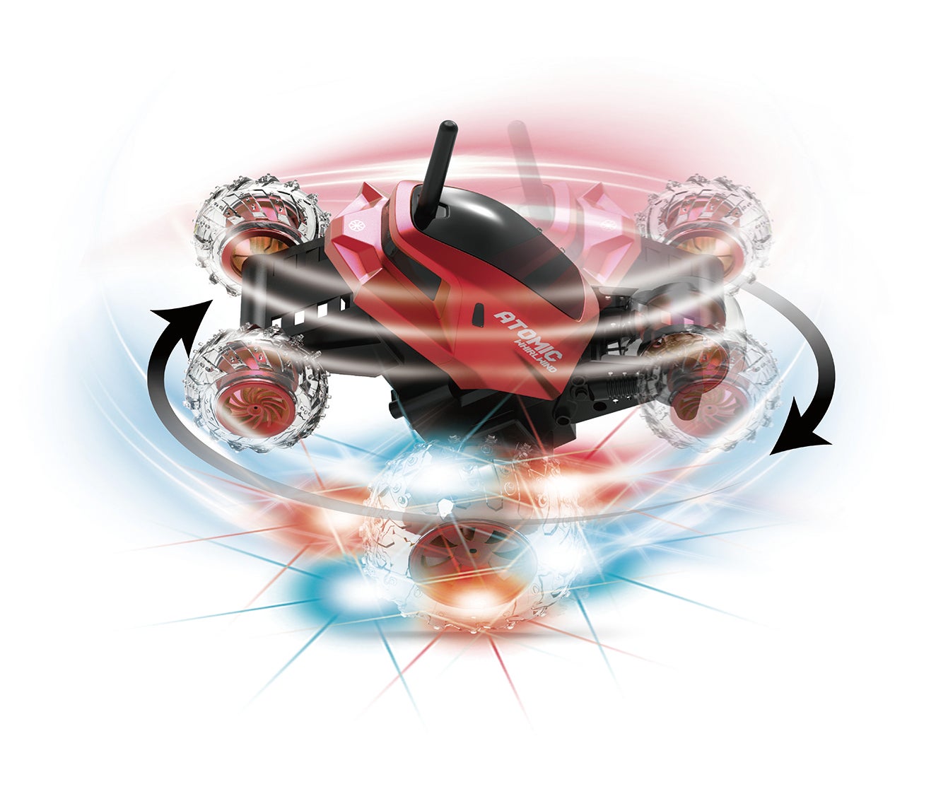 Fusion, Spinning Stunt Bil Rød