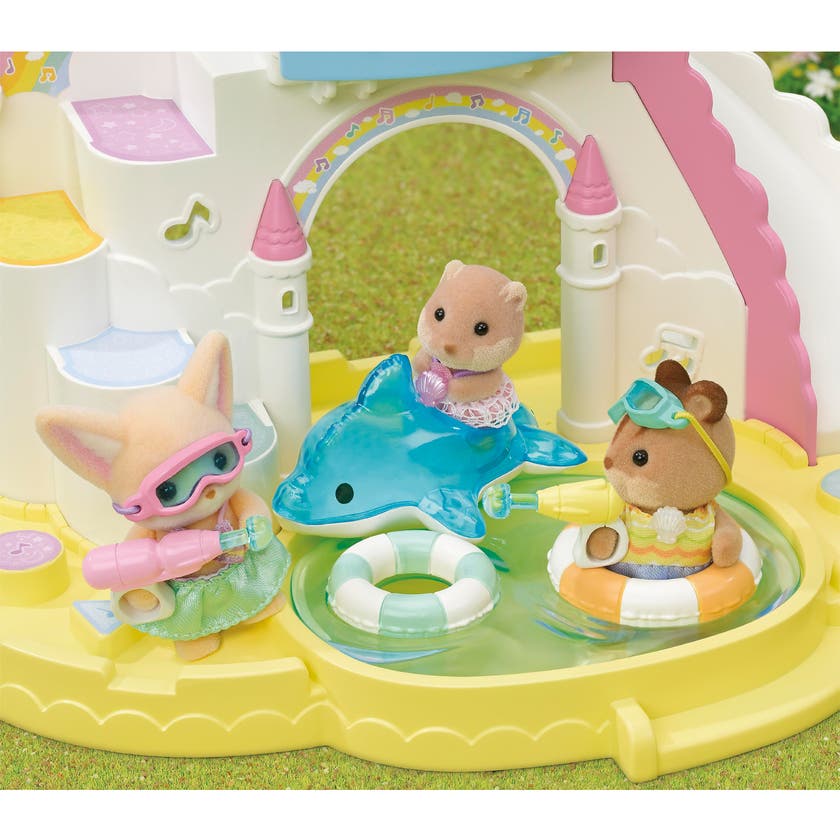 Sylvanian Families - Trillingene ved svømmebassenget