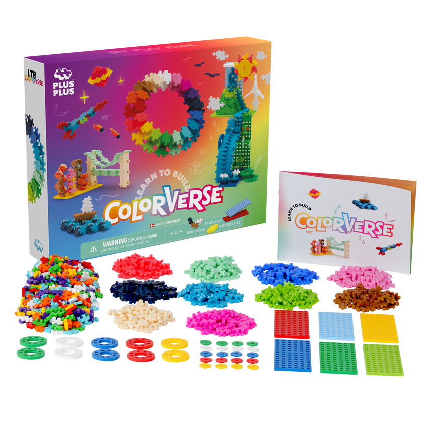 Plus-Plus Learn to build Colorverse Super sett