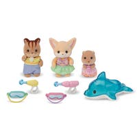 Sylvanian Families - Trillingene ved svømmebassenget