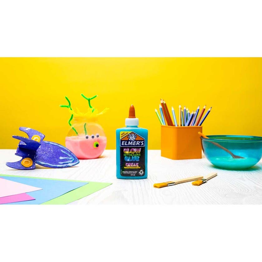 Elmer's 147 ml Selvlysende Flytende Lim Blå
