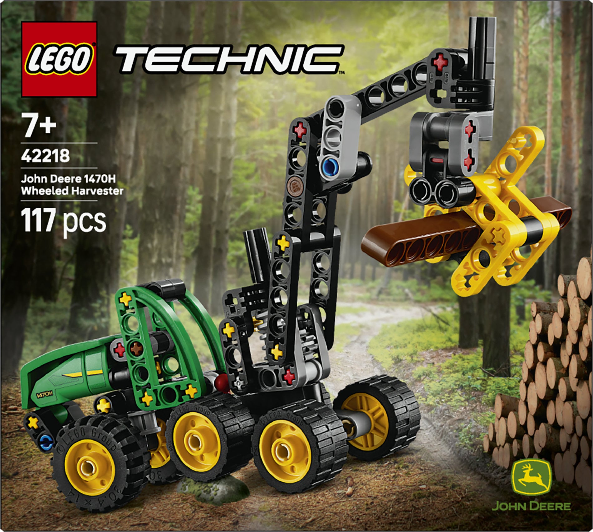 LEGO® Technic John Deere 1470H hjuldrevet hogstmaskin 42218