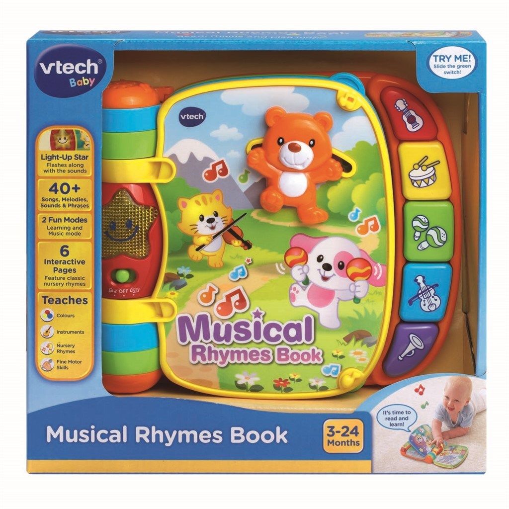 Vtech, Babybok med musikalske rim NO