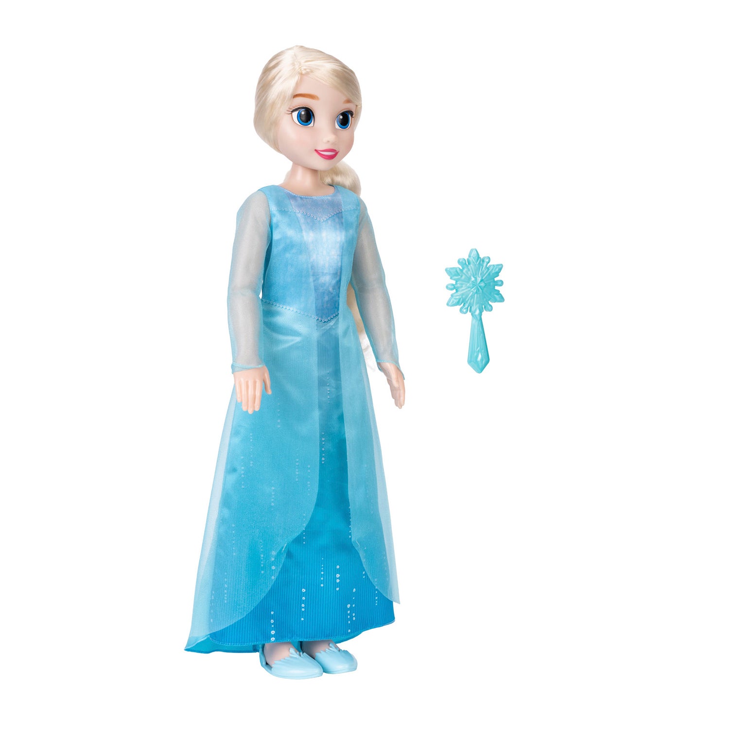 Disney Playtime Elsa-dukke 28 tommer med børste