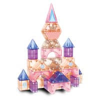 Mag&Play magnetiske byggeklosser 66 stk rosa