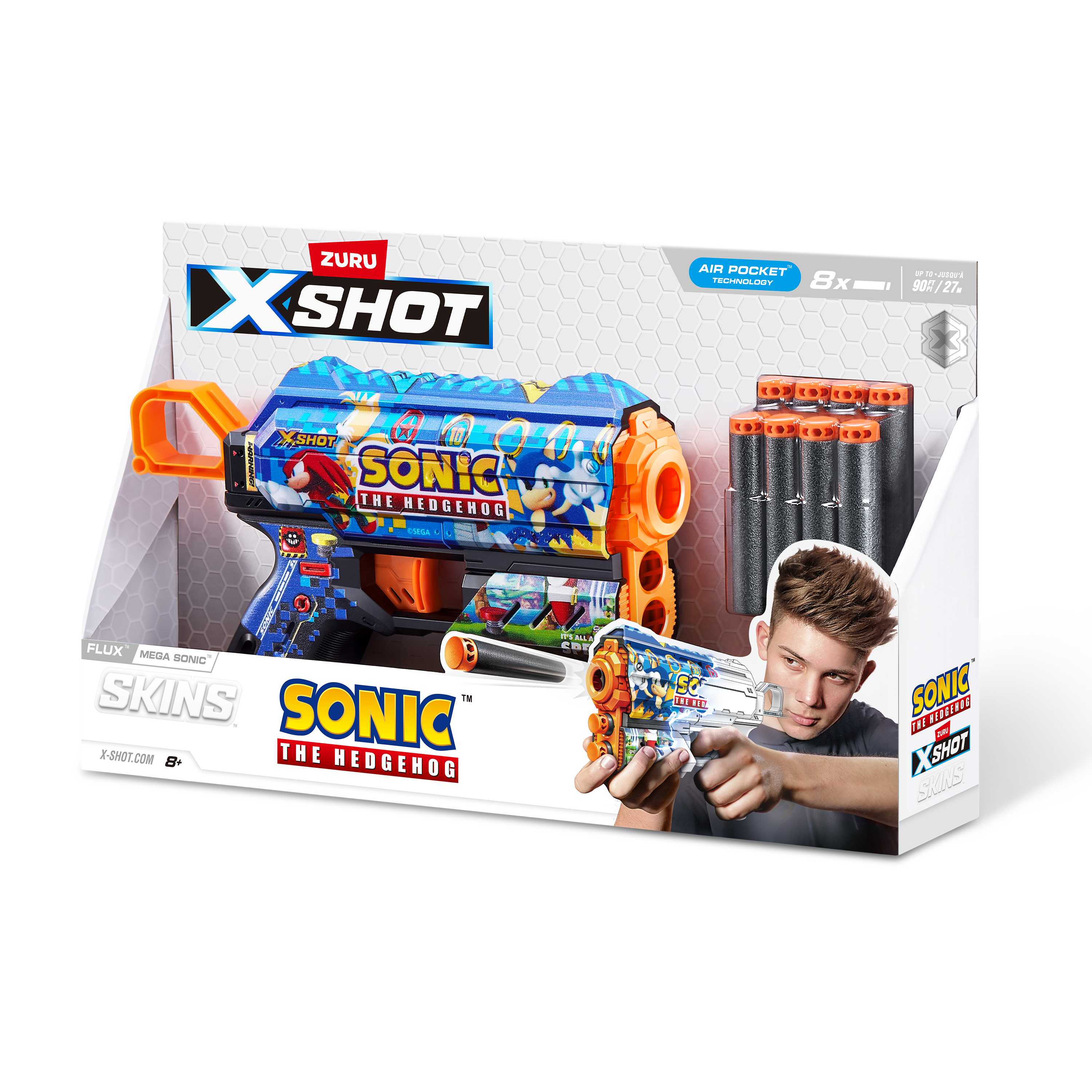 XSHOT SKINS-FLUX (8 piler) SONIC