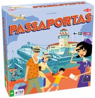 Passportas Handlingsfylt brettspill for hele familien