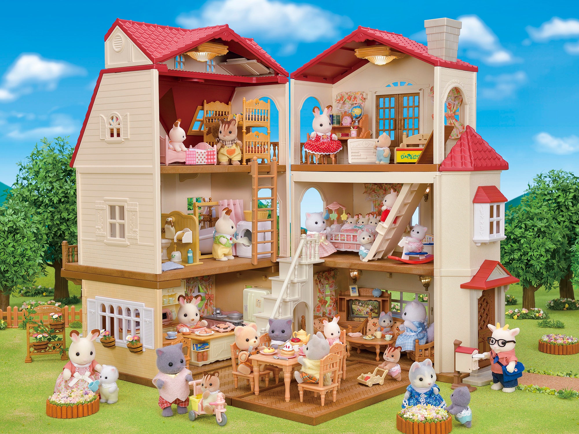 Sylvanian Families - Det nye huset med loft