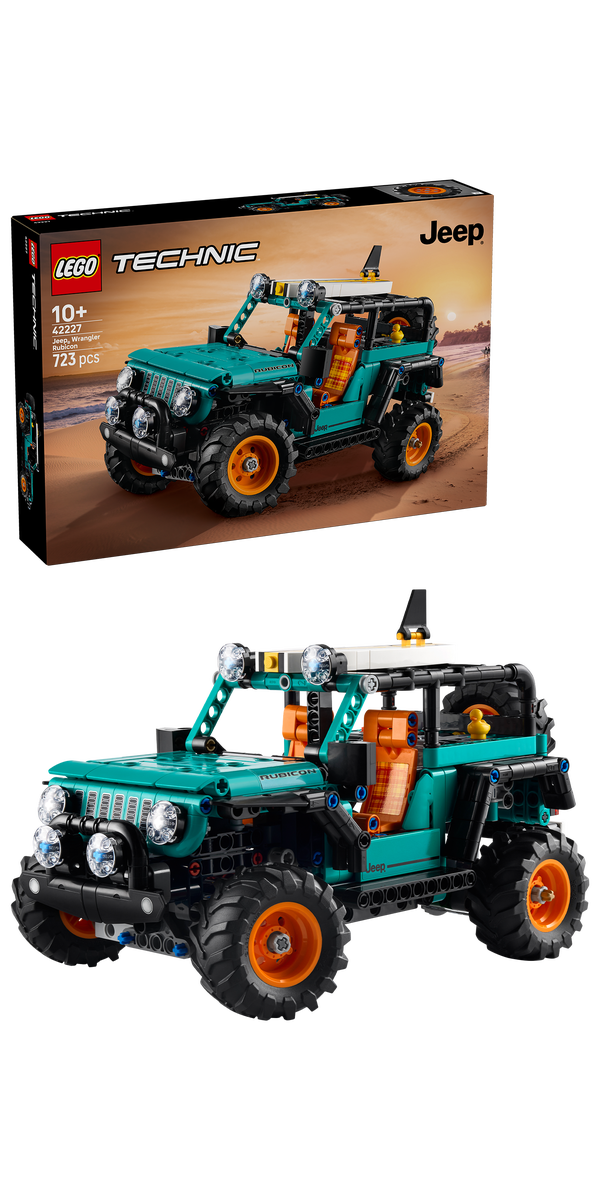 LEGO® Technic Jeep® Wrangler Rubicon SUV, byggesett 42227
